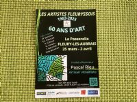 Exposition des ARTISTES FLEURYSSOIS. Du 25 mars au 2 avril 2023 à Fleury les AUBRAIS. Loiret.  14H00